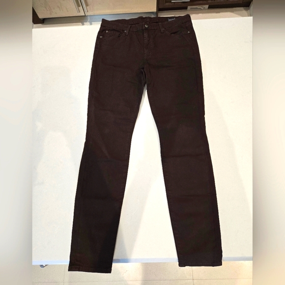 7 For All Mankind Pants - 7 For All Mankind Brown Pants Mid Rise Skinny